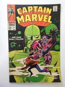 Captain Marvel #8 (1968) FN+ Condition!