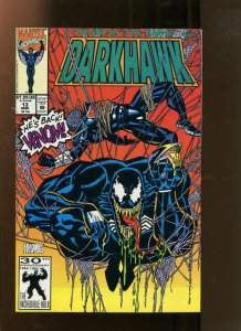 DARKHAWK #13 (9.2) HES BACK VENOM! 1992