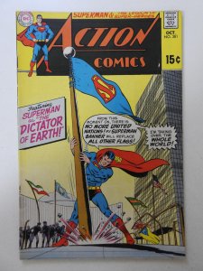 Action Comics #381  (1969) VG+ Condition! Tape pull front cover