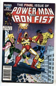 Power Man and Iron Fist #125--Newsstand--Last Issue-comic book