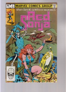 Red Sonja #1 - Signed by Roy Thomas. (8.5) 1983