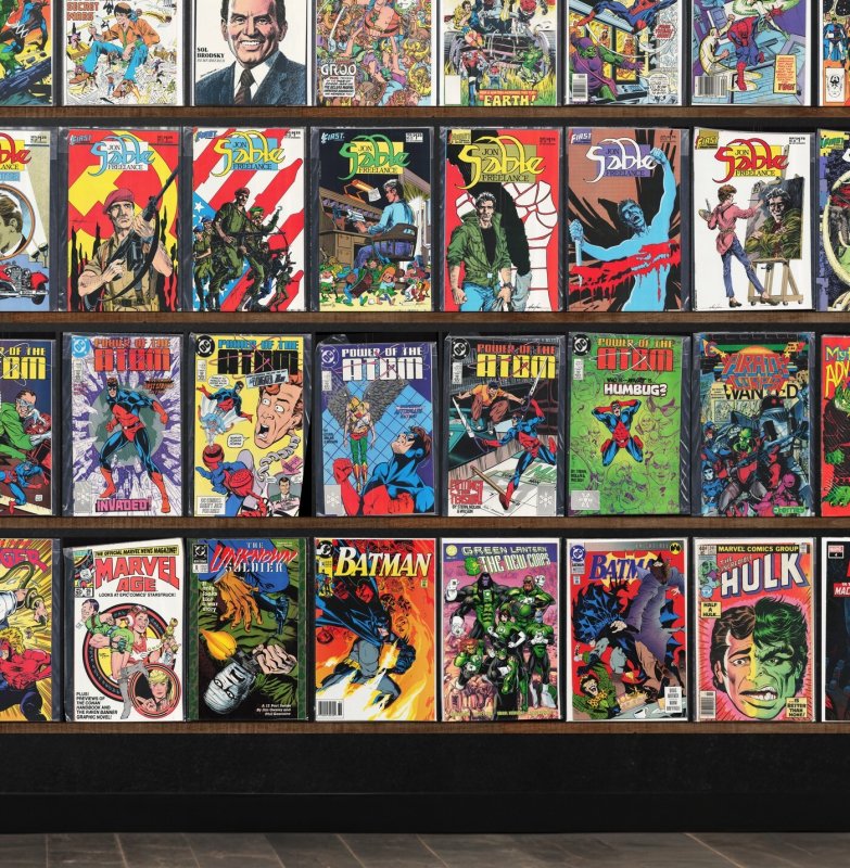 Huge Lot 150+ Comics with Marvel Age, Jon Sable, Freelance, Batman & More!