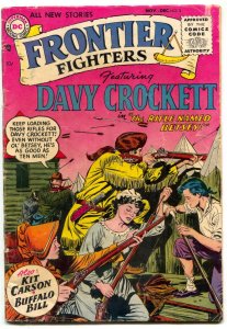 Frontier Fighters #2 1955-DAVY CROCKETT-KIT CARSON-BUFFALO BILL- vg+