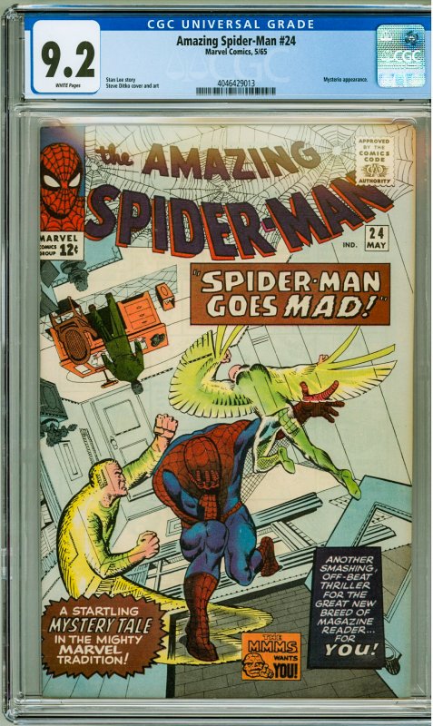 The Amazing Spider-Man #24 (1965) CGC 9.2!