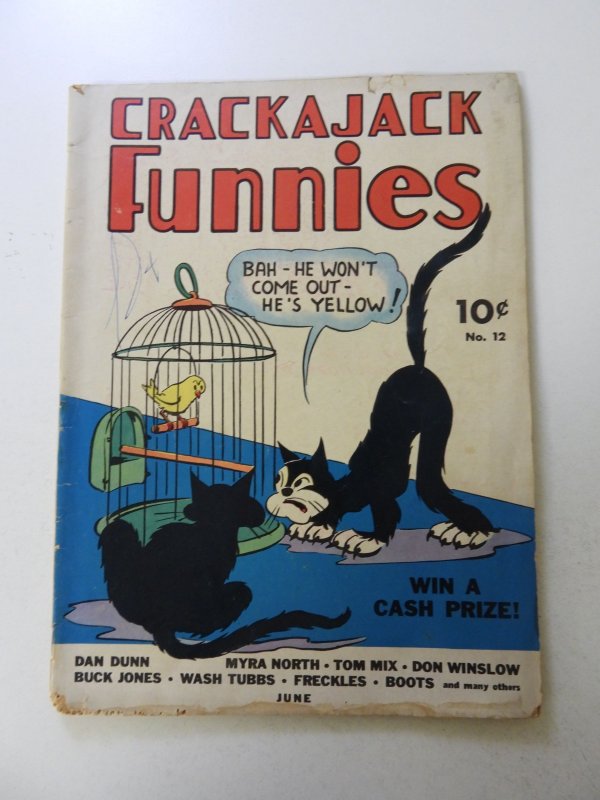 Crackajack Funnies #12 (1939) GD/VG condition see desc