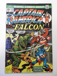 Captain America #174 (1974) VG+ Condition MVS intact!