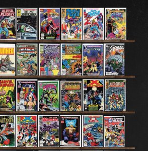 Huge Lot 150+ Comics with X-Factor, Thor, Excalibur, Alpha Flight & More!