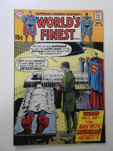 World's Finest Comics #189 (1969) VG+ Condition cover detached bottom st...