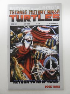 Teenage Mutant Ninja Turtles #21 (1989) Signed Eastman/Laird+ VF+ Condition!