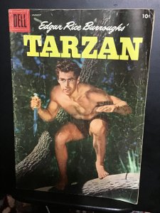 Tarzan #83 (1956) wow! Mid-grade Gordon Scott photo cover golden-age key! VG/FN