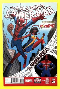 AMAZING SPIDER-MAN 7 SPIDER-UK 1ST FULL APPEARANCE (2014) B2