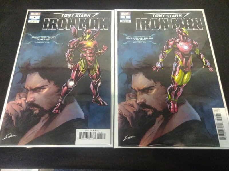 Tony Stark Iron Man #1 Lot of 10 Variants! 6 Prototype, Party Variant, + MORE!