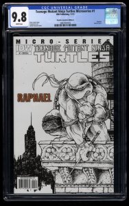 Teenage Mutant Ninja Turtles Microseries: Raphael #1 CGC NM/M 9.8 1:10 Variant