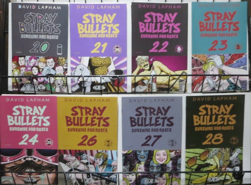 STRAY BULLETS (El Capitan,2014) #10,13,14,16-24,26-38, Killers#2 VF-NM Lapham!