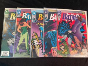 BATMAN #492, 493, 494, 495, 496 Knightfall