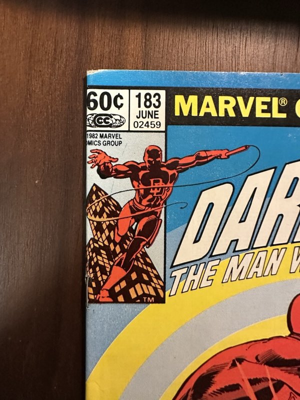 Daredevil #183 FN- Newsstand (Marvel 1982)
