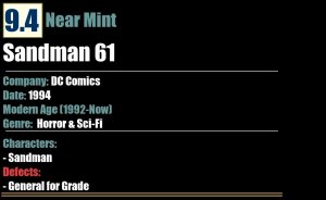 Sandman 61 (1994) NM DC Comics