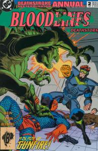 Deathstroke the Terminator Annual #2 FN ; DC | Bloodlines Deathstorm