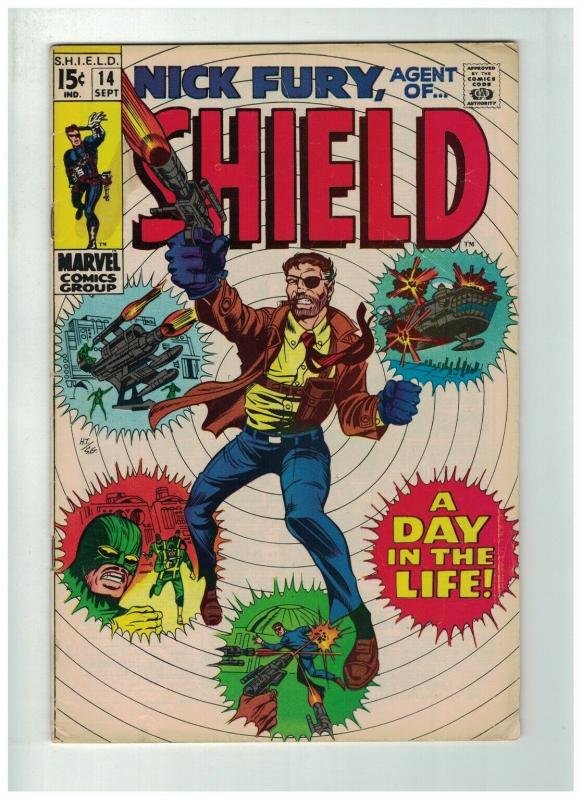 NICK FURY AGENT OF SHIELD 14 VG Sept. 1969