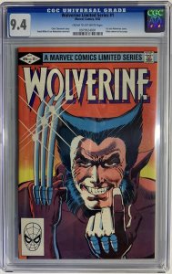 Wolverine #1 (1982) CGC Graded 9.4