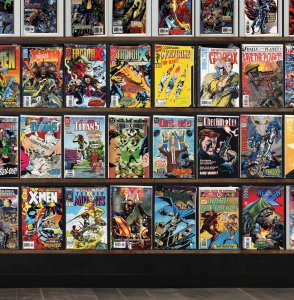 Huge Lot 150+ Comics with X-Man, Wolverine, Teen Titans, Checkmate & More!