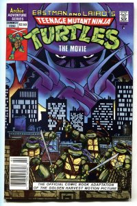 TEENAGE MUTANT NINJA TURTLES The Movie Comic Book 1990 Archie-NEWSSTAND 