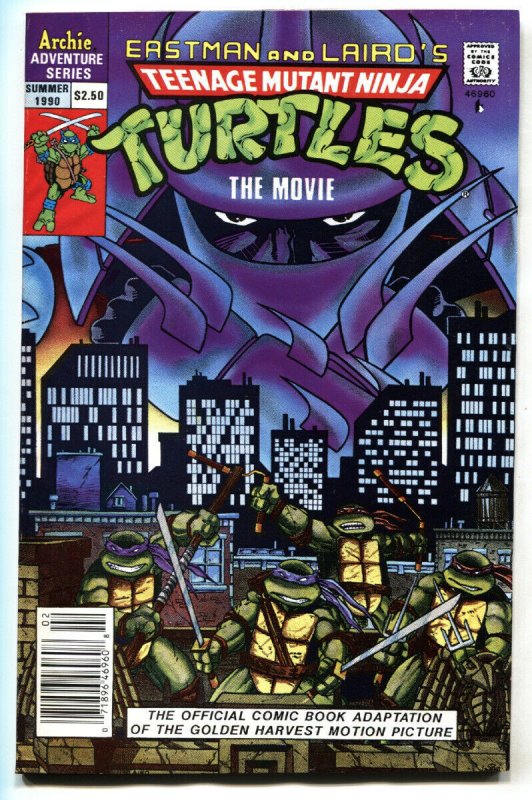 TEENAGE MUTANT NINJA TURTLES The Movie Comic Book 1990 Archie-NEWSSTAND 