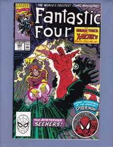 Fantastic Four #342 VF Spider-Man Marvel 1990