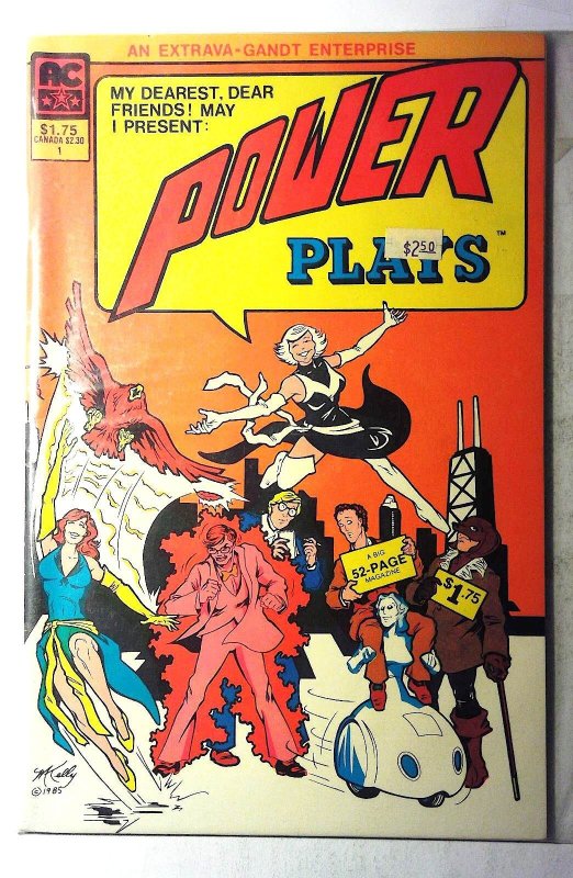 Power Plays #1 (Orange) (1986) AC Comics 1st Print Comic Book