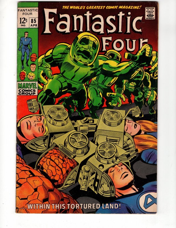 Fantastic Four #85 Doctor Doom Appearance Lee & Kirby Classic !!!  / ID#539