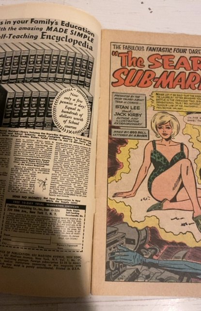 Fantastic Four #27 (1964)first Dr strange cover -small sub crease