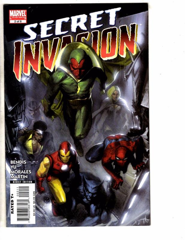 Secret Invasion COMPLETE Marvel Comics LTD. Series # 1 2 3 4 5 6 7 8 1st Prt RC2