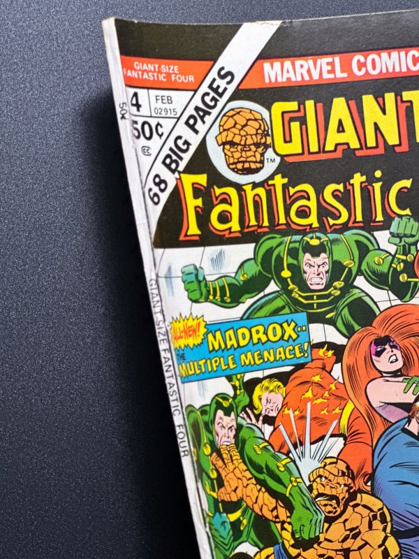 Giant-Size Fantastic Four #4 (1975) - 1st app of Multiple Man - VF+