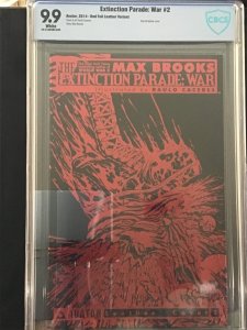 Extinction Parade: War #2 9.9 CBCS Red Foil Leather Cvr ltd to 1500