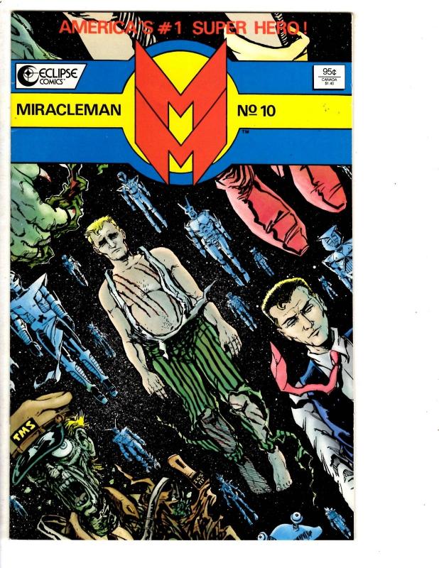 3 Miracleman Eclipse Comic Books # 7 9 10 Marvelman Alan Moore Chuck Beckum WT8
