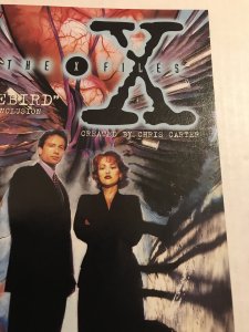 THE X-FILES #6 : Topps 6/95 VF/NM; Newsstand Variant, Fox & SCULLY photo cover