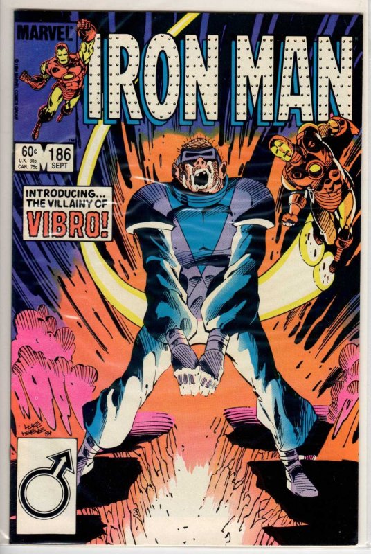 Iron Man #186 Direct Edition (1984) 9.6 NM+
