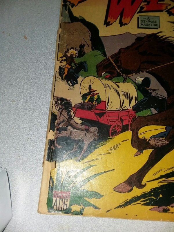 BLAZING WEST #5 acg 1949 golden age western comics starr art 2nd little lobo app