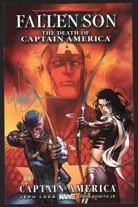 Fallen Son: The Death of Captain America (NM) 2007 Signed by Michael Turner