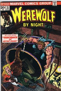 Werewolf By Night #16 ORIGINAL Vintage 1974 Marvel Comics Mike Ploog Art