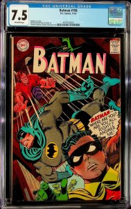 Batman #196 (1967) - CGC 7.5 - Cert#4475193023