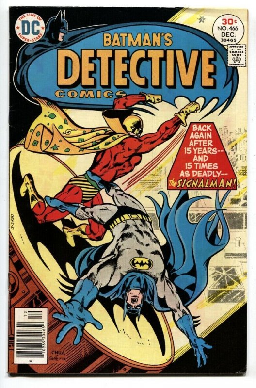 DETECTIVE COMICS #466--First appearance of SIGNALMAN - Batman