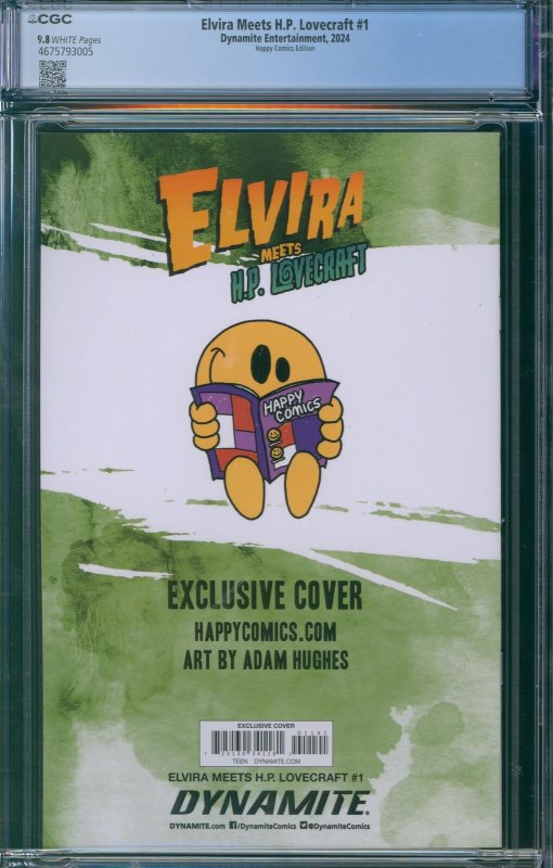 Elvira Meets H.P. Lovecraft #1 CGC 9.8 - Happy Comics Edition Virgin cover
