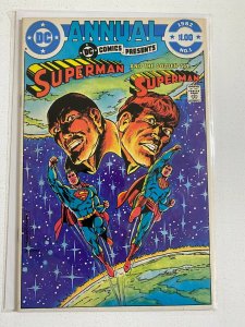 Superman Annual #1 H20 Stain Rear Cover 5.0 (1982) 