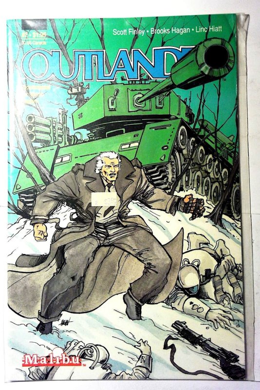 Outlander #2 (1987) Malibu Comics 1st Print Comic Book
