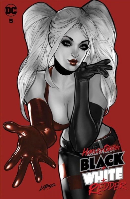 HARLEY QUINN BLACK WHITE REDDER #5 (OF 6) E LOBOS EXCLUSIVE VARIANT (NEAR MINT)