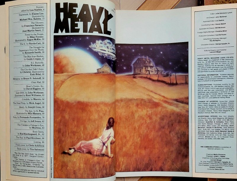 HEAVY METAL Vol.7 #1, 2, 3 (1983) Sharp Set Of 3 FANTASY ART Legendary Creators