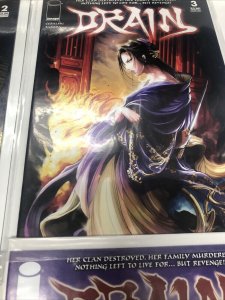 Drain (2008) Set # 1-6 Image Comics • C.B. Cebulski • Sans Takeda  • Cory Petit