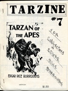 Tarzine #7 10/1982-Weintz-Edgar Rice Burroughs-Tarzan-collector info-FN/VF