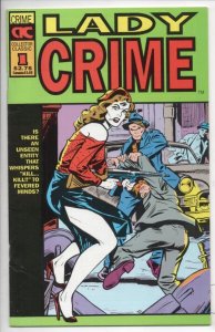 LADY CRIME #1, VF, AC Comics, Powell, 1992, more indies in store